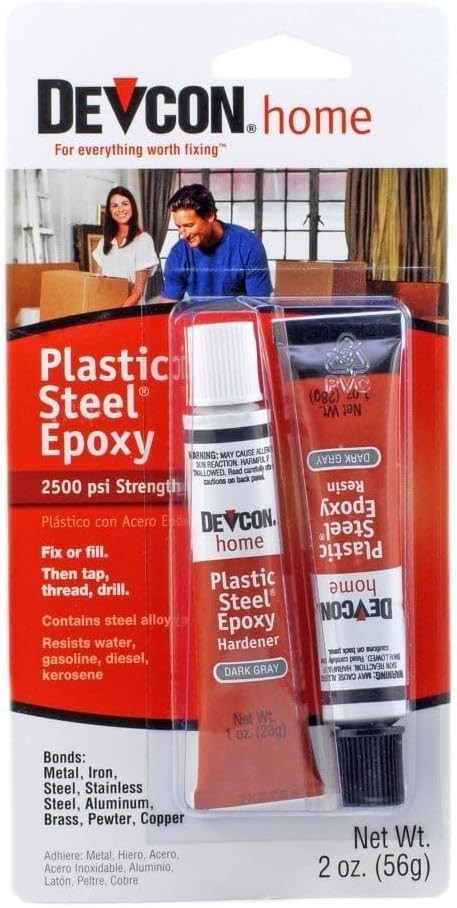 Devcon Plastic Steel Epoxy - 1 oz. 2-Part Tube