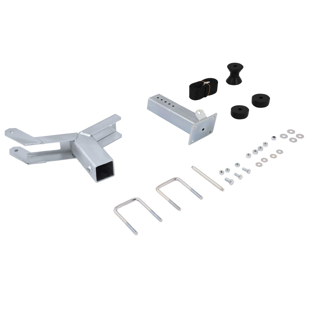 Adjustable Short Nose Boat Trailer Winch Stand With Roller Universal Galvanized