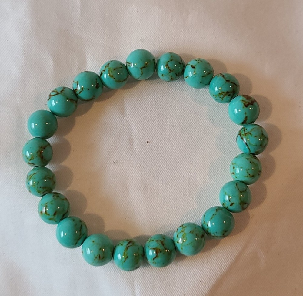 Teal Marbel Bracelet (dd)