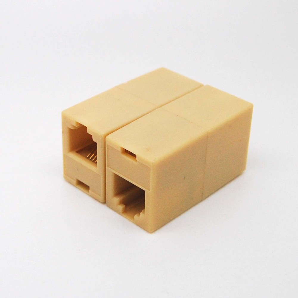 10x RJ-11 Phone Line Cable Coupler connector socket adapter ad01
