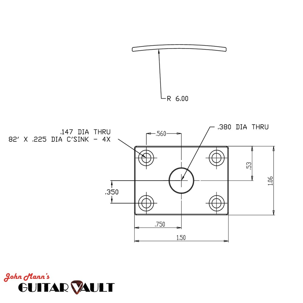 PRS Output Jack, Gold/Hybrid