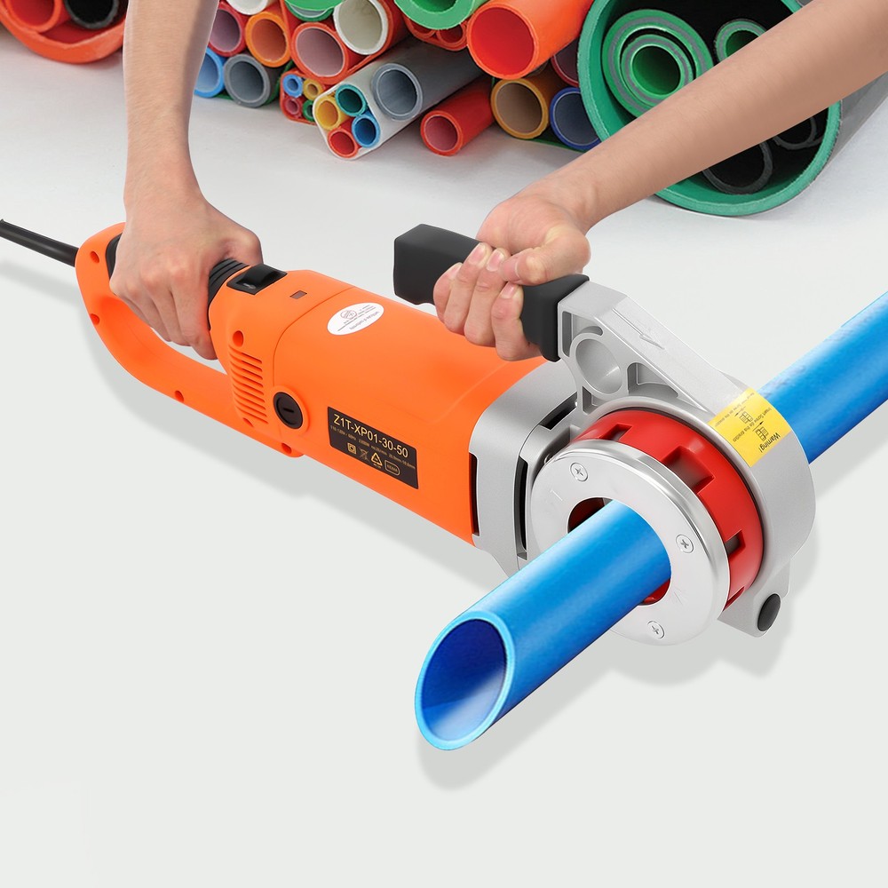Handheld Electric Pipe Threader Threading Machine W/6 Pipe Cutter 1/2" - 2" USA