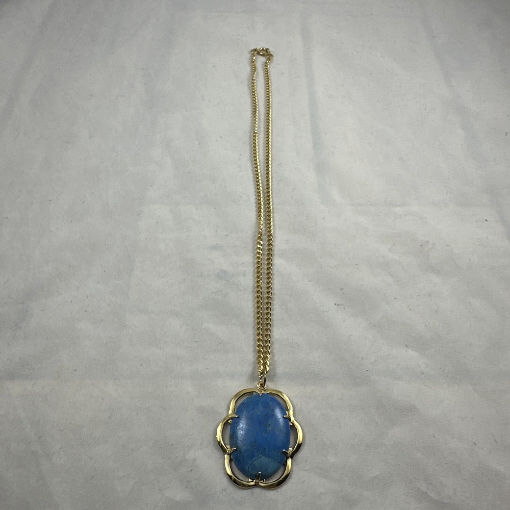 Blue Lapidary Necklace