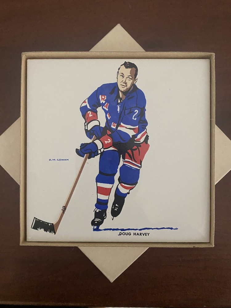 1962-63 H.M. COWAN TILE DOUG HARVEY
