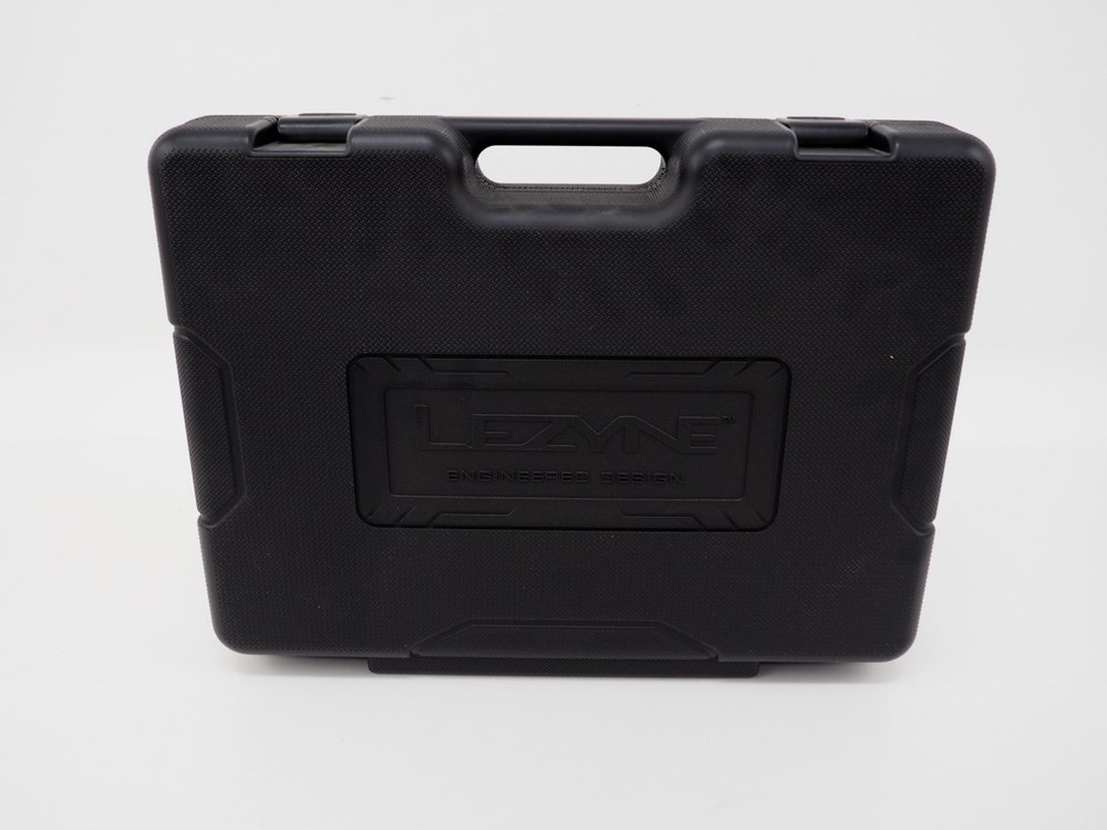 Lezyne Accessory Box / Storage Case Plastic Built in Handle and Latches