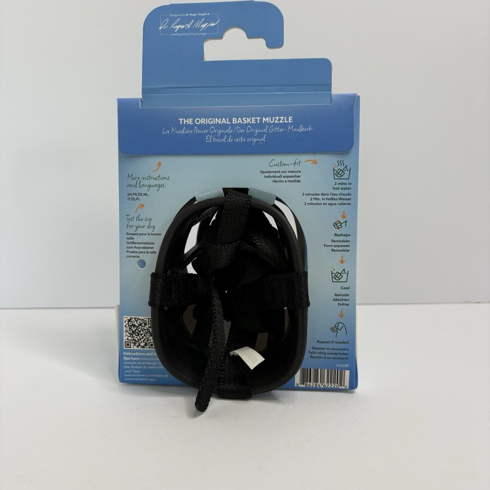 Baskerville Ultra Muzzle Dog Training Accessory Size 2 NEW Unopened Black