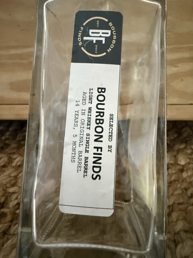 HAZMAT Triple Down Light (empty) Single Barrel Whiskey Bottle Bourbon Store Pick