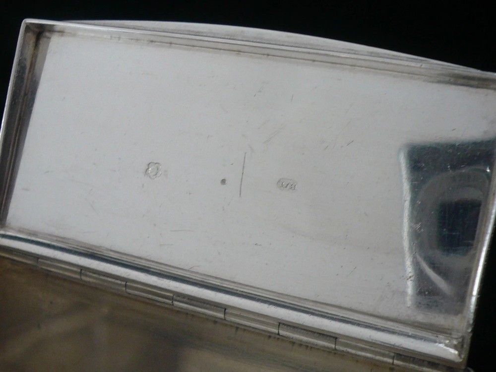 Austria Hungarian Solid Silver Snuff Box, Prague c.1880