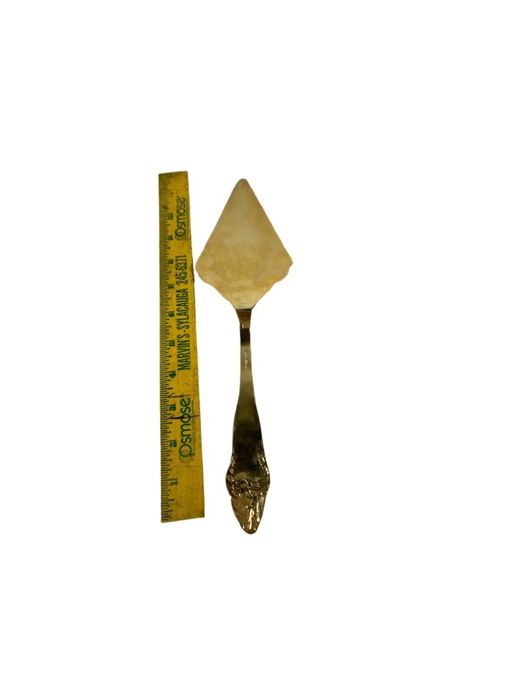 Treasure Masters Wedding Cake Gold Plated Server,England