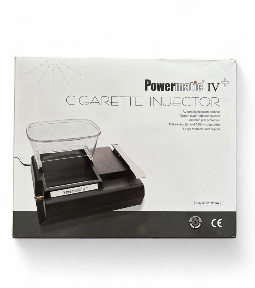 Powermatic 4 Plus IV+ 100s King Automatic Cigarette Injector Machine LN