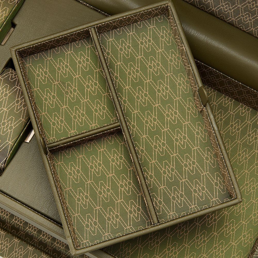 Earth Double Watch Winder OLIVE