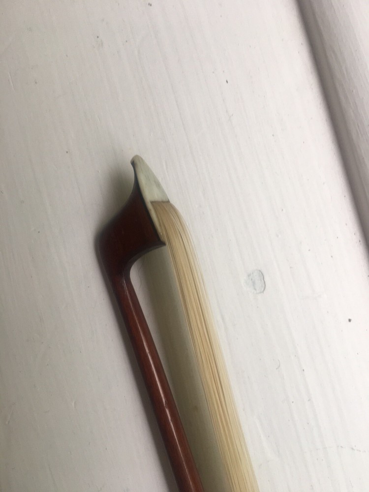 4/4 Pernambuco Nickel-Mounted Violin Bow 1900’s