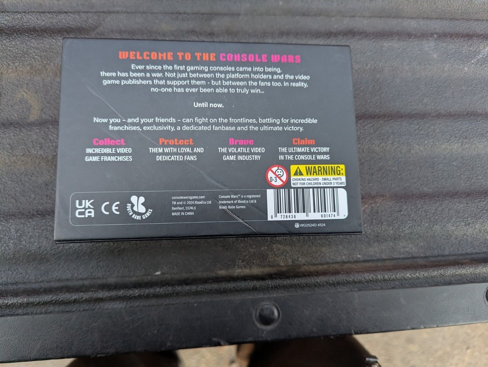 CONSOLE WARS THE CARD GAME CONSOLE WARRIOR EDITION