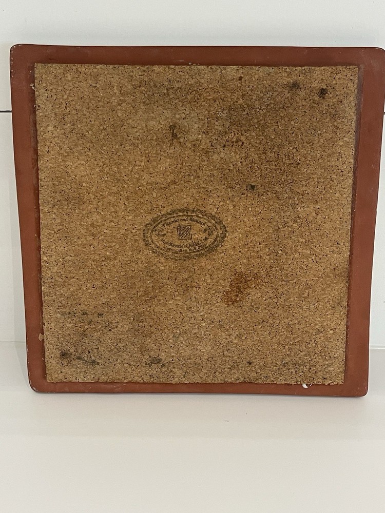 Mackenzie Childs Tile Trivet With Cork Back