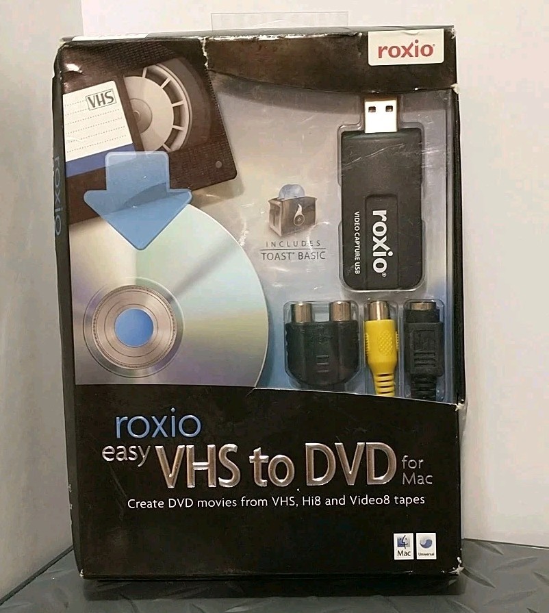 Roxio Easy VHS to DVD for Mac (New in Box)