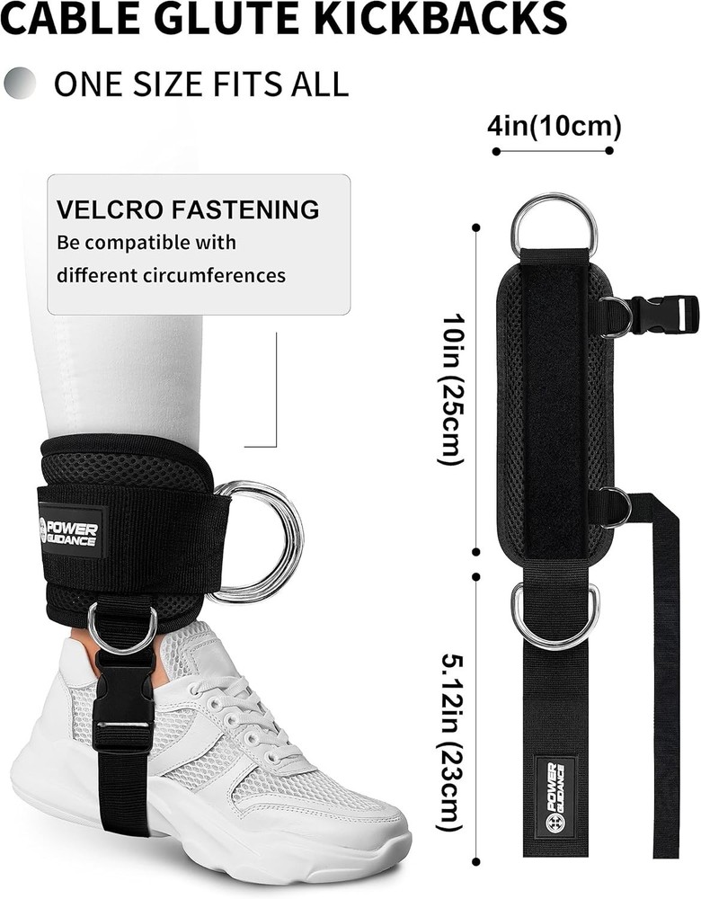 Ankle Strap for Cable Machine Professional Kickback Ankle Strap for Glute Wor...