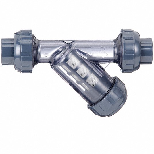 PVC EPDM Sediment Strainer True Union Socket and Threaded
