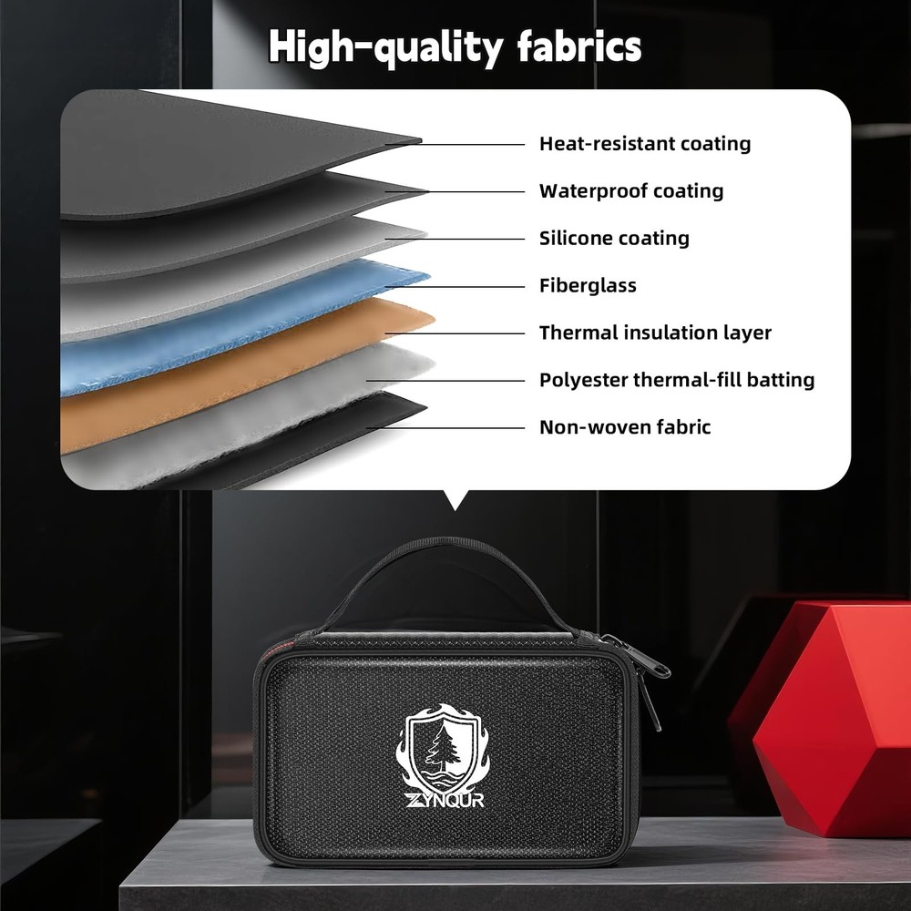 Fireproof Flash Drive Case 10 XL Slots, USB Case Compatible with Sandisk/for ...