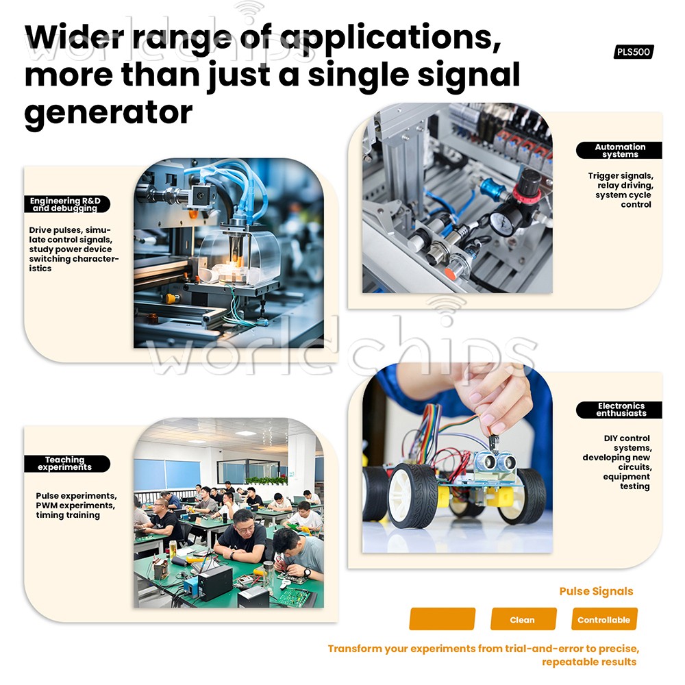 Signal Generator Module 2CH Adjustable Dead zone PWM Pulse Frequency Duty Cycle