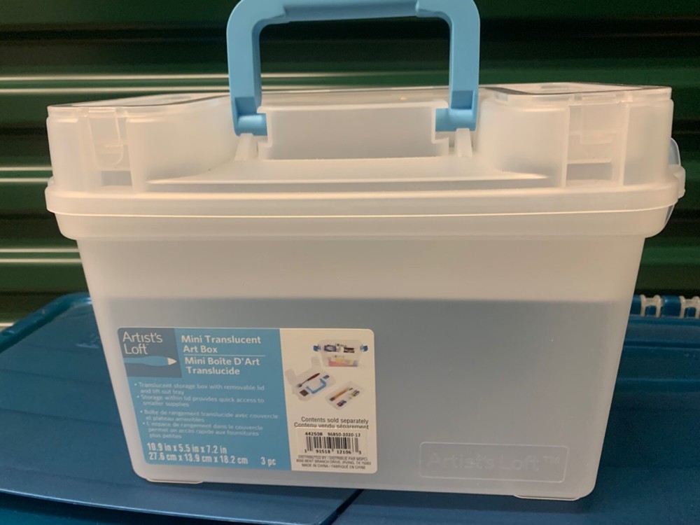 Art Box - 3 piece, mini, translucent