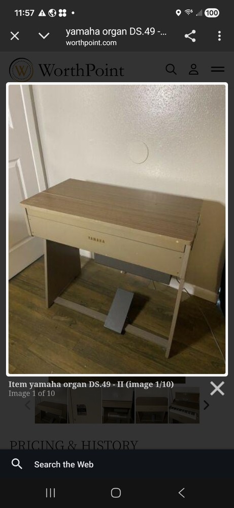 1960 Yamaha DC 49S reed organ