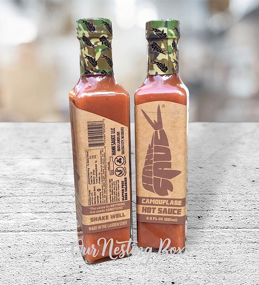 Hank Camouflage Hot Sauce 8.5oz Each
