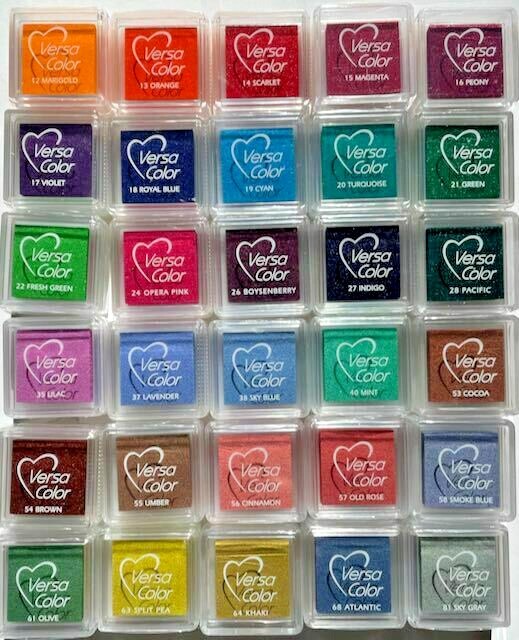 Tsukineko VersaColor Ink Cube Pads - Your Choice  - NEW