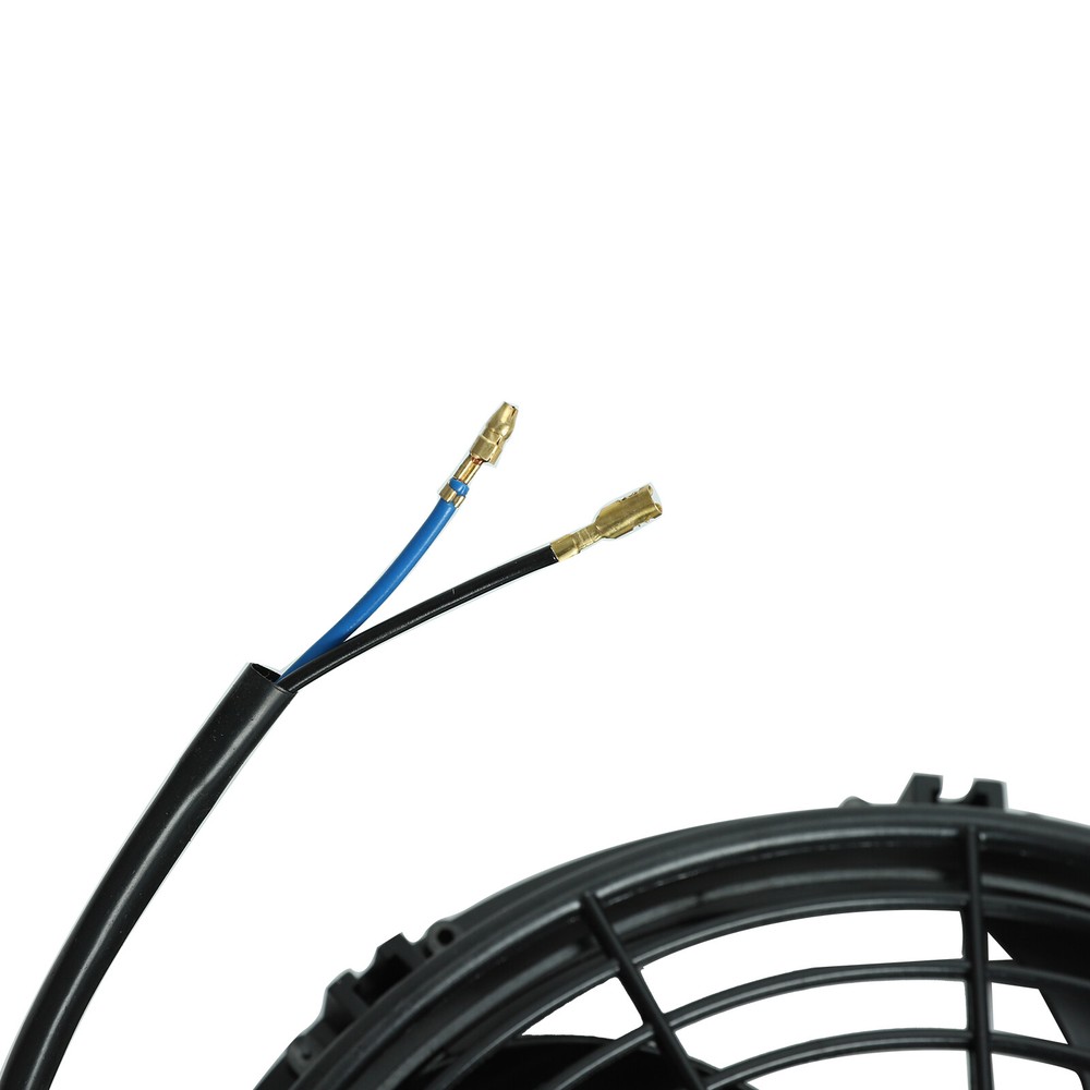 2PCS 10" Universal Radiator Slim Push Pull Fan Electric Cooling 12V Mounting Kit