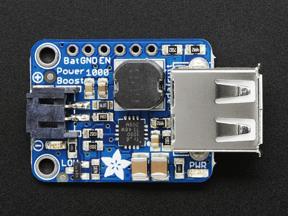 [ Adafruit ADA-2030 ] PowerBoost at 1000 Basic - 5V USB Boost 1000mA from 1.8V+