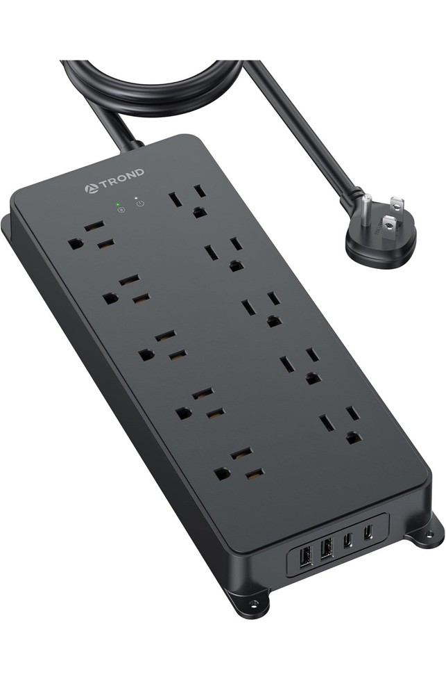 TROND 10A2U2C Surge Protector 10ft