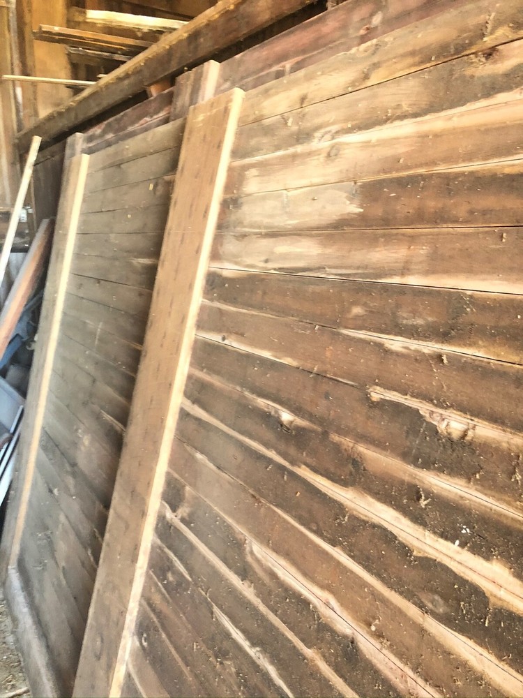 Reclaimed barn door
