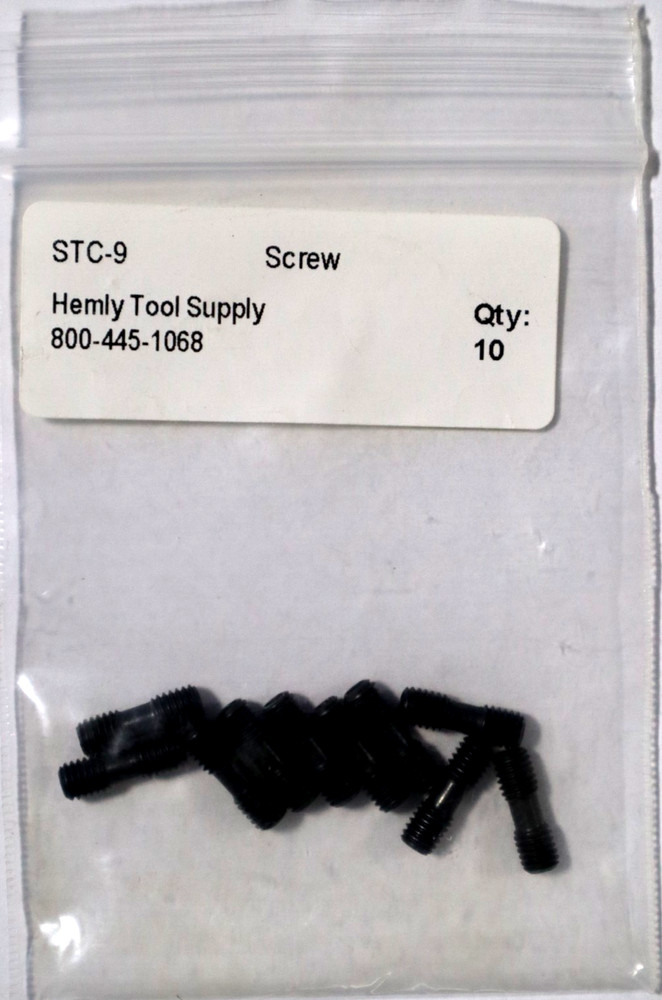 10 pcs of a GENERIC, STC-9 DIFFERENTIAL SCREW FOR INDEXABLES