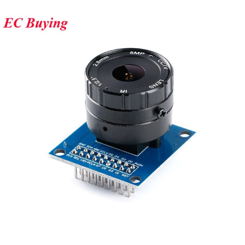 OV7670 Camera Module 3.3V Adjustable Macro CS Adapter Image Sensor I2C Interface