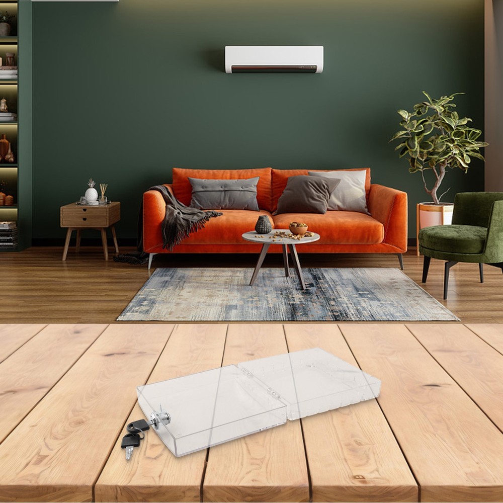 Lockable Transparent Guard Box for Energy Efficient Temperature Control