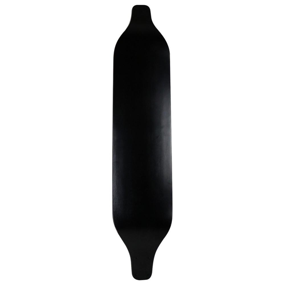 Moose Longboard Deck 8" x 40" Canadian Maple Drop Down Dipped x 40", Black