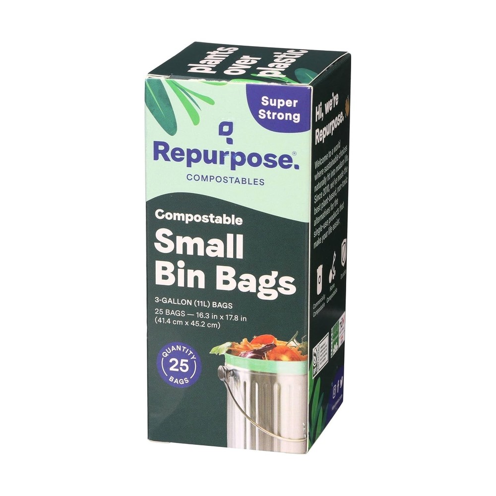 Repurpose Compostables Repurpose 3 Gallon, 11 Liter Super Strong, Small Composta