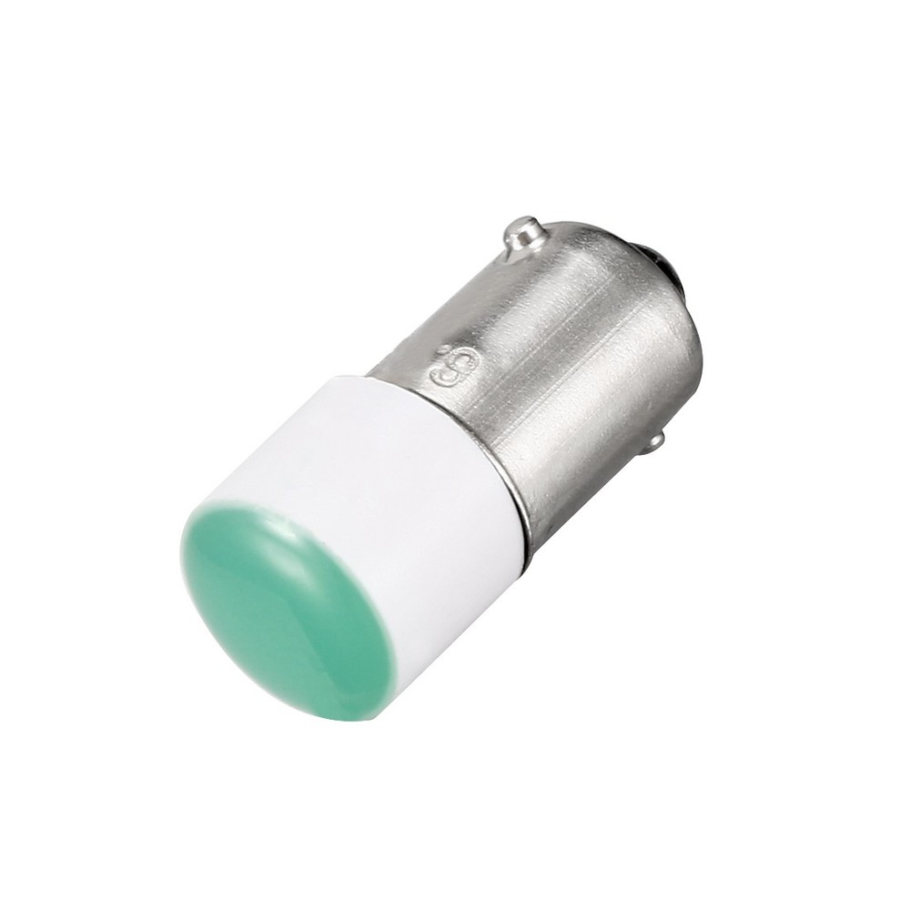 LED Bulbs 6.3V, Dashboard Light Green, BA9S Base 3Pcs