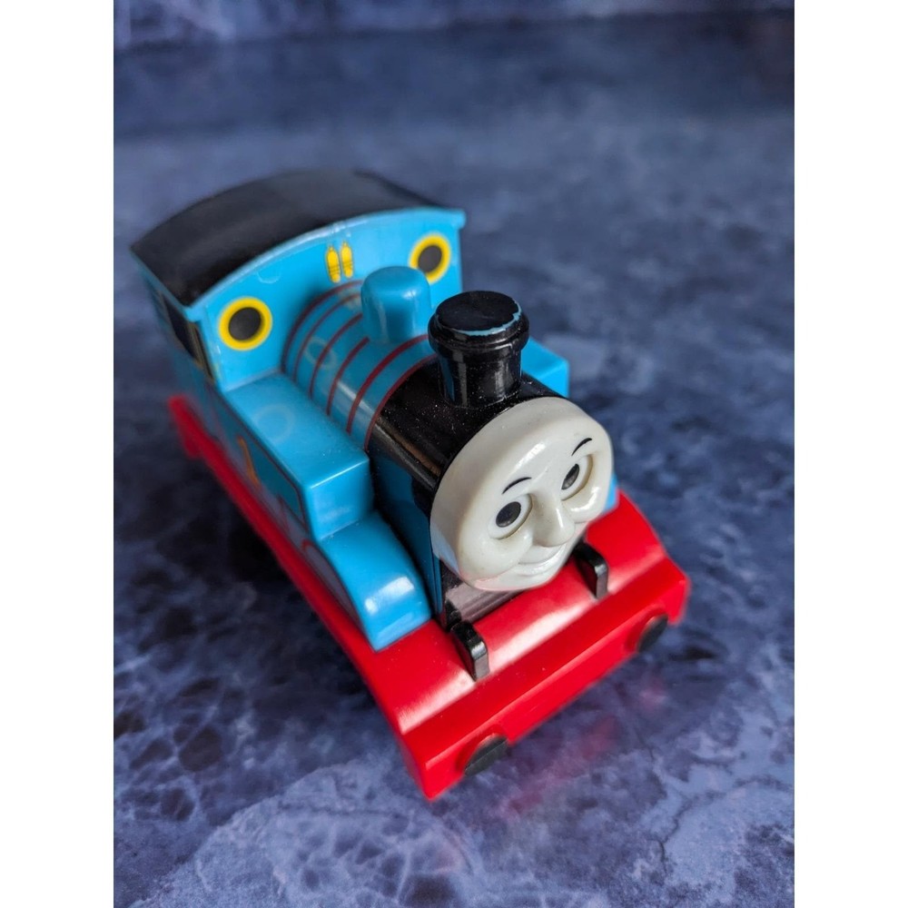 Thomas & Friends Engine Blue Train Toy No 1 Pull Back Action Works Video 2004
