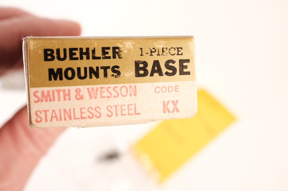 H208 Buehler Scope Mount Base Code KX Smith & Wesson Stainless S&W