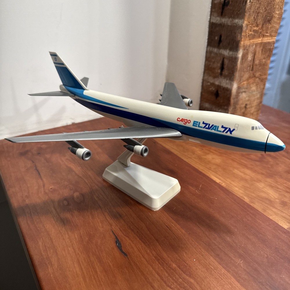El Al 747-200 Cargo vintage desktop model 1:250