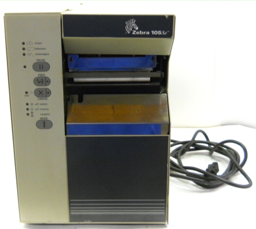 ZEBRA THERMAL TRANSFER LABEL PRINTER, 105SE, 105-521-00000