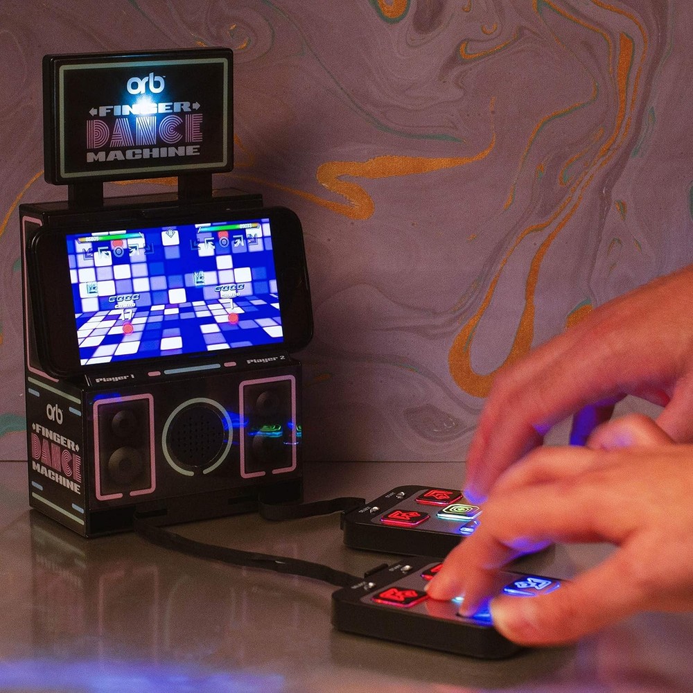 Retro Games Console Arcade Finger Dance Mat Handheld Console Machine, Compatible
