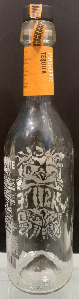 Tequila Pasote Anejo Empty Bottle NOM 1579