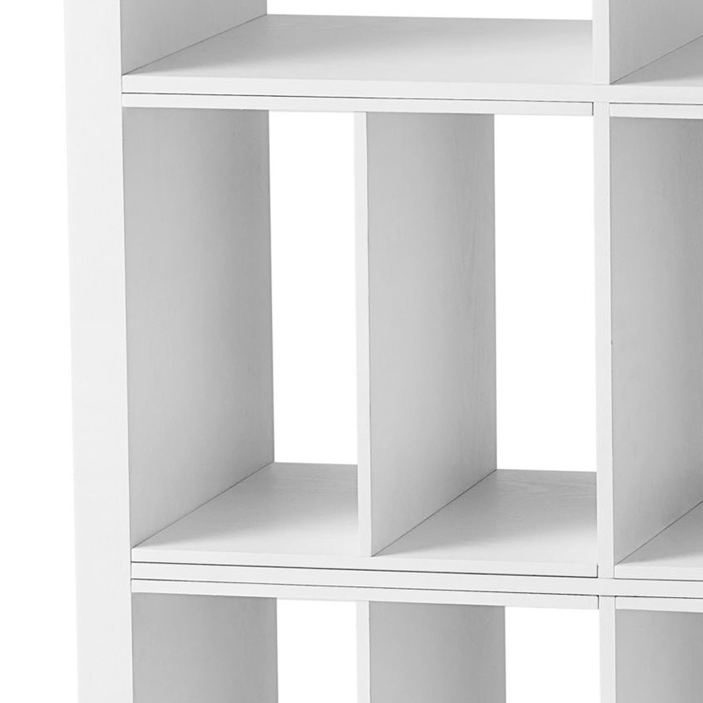 H Shelf Cube Organizer Insert White Texture Easy To Assemble and Install