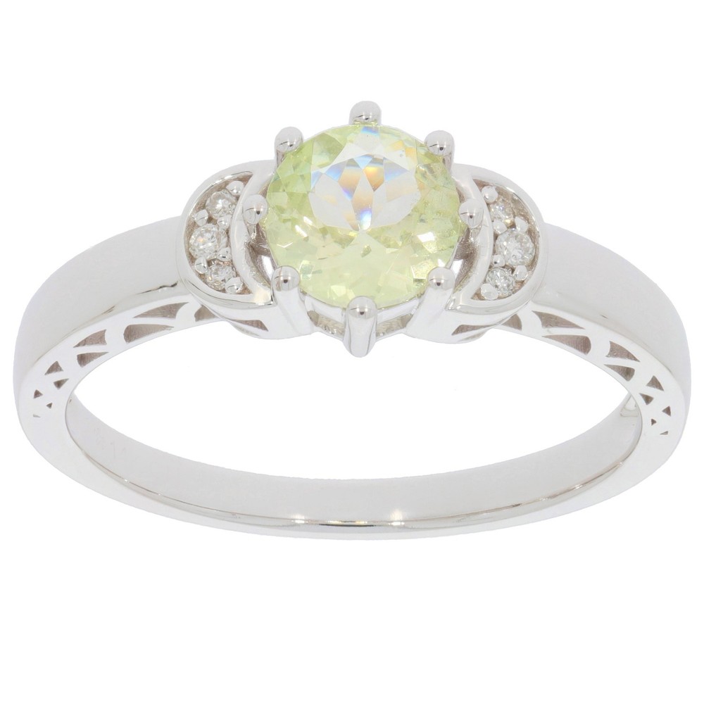 Sterling Silver Semi Mount Ring Setting Round RD 6X6mm