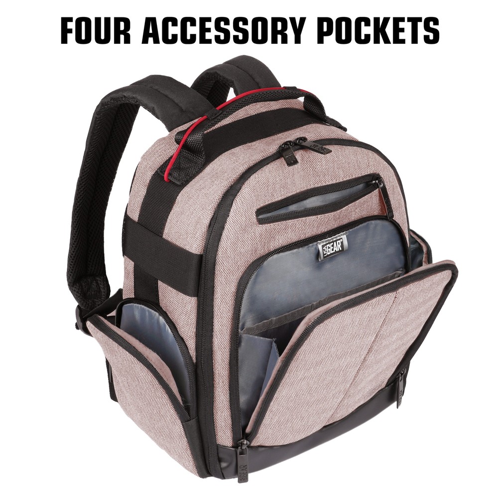 USA GEAR Backpack for VR Headset Compatible with Oculus Quest 2 Gaming Headset