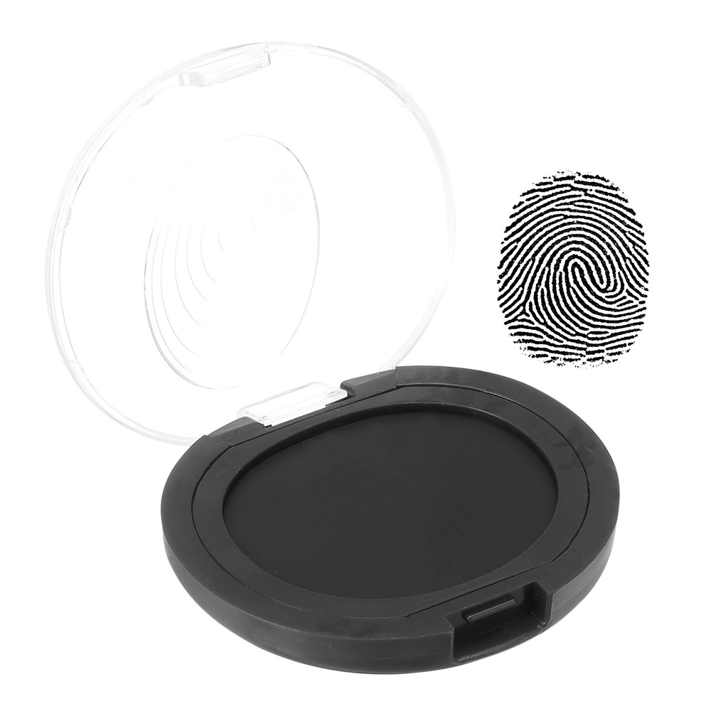 Fingerprint Ink Pads for Office Supply, Black