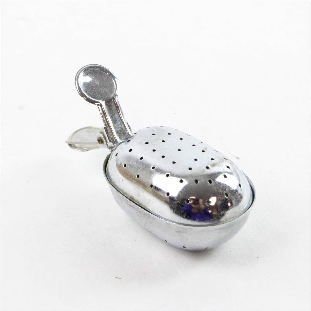 Squeeze Handle Tea Ball Infuser Loose Leaf Tea Strainer 3.25"