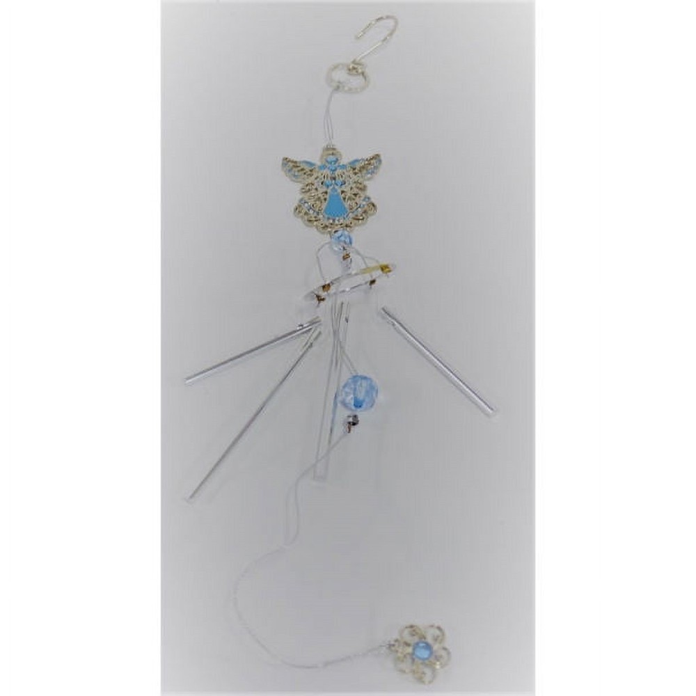 Birthstone Angel Wind Chime in December