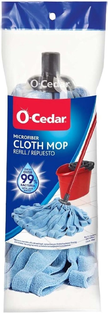 O-Cedar Microfiber Cloth Wet Mop - Efficient Floor Cleaning, High Absorbency NEW
